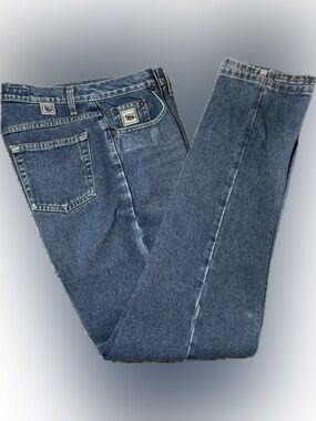 E110 Cruel Girl Light Blue Relaxed Denim Jeans, Size 7L